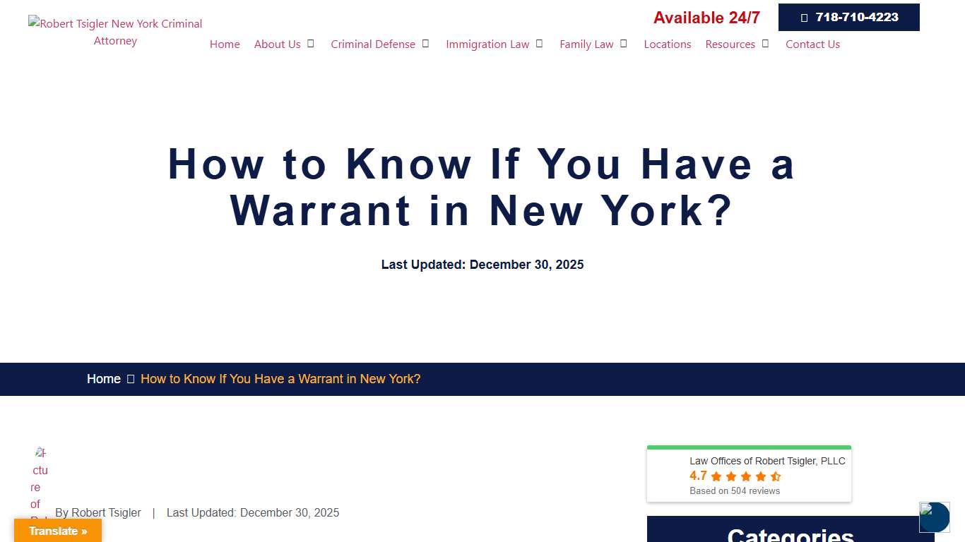 How to Know If You Have a Warrant in New York? 2026